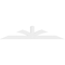 Ekena Millwork Richland Architectural Grade PVC Gable Bracket, 72"W x 15"H x 2"D x 4"F, 5/12 Pitch GBP072X15X0204RIC00 - alternate 3